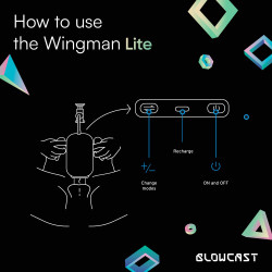 BLOWCAST Masturbateur Wingman Lite 8 Va-et-vient